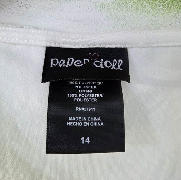 Paper Doll White High-Low Lace Dress - Picture 6 of 7